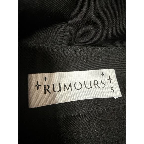 Rumours Women's Black High Waist Flared Bootcut Slim Leg Trousers Dress Pants S - Picture 4 of 5